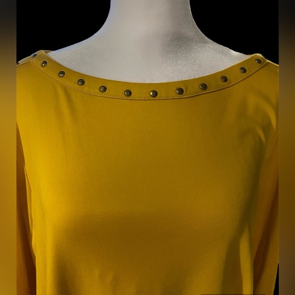 Ladies Ruby Rd, gold top; X-LARGE - Picture 2 of 5